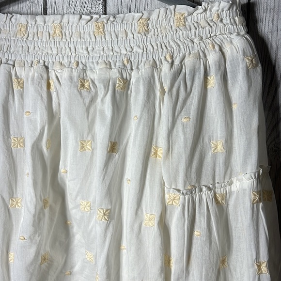 Shyanne Women’s Western Blouse Shirt Embroidered White Size Medium Long Sleeve - Picture 3 of 8